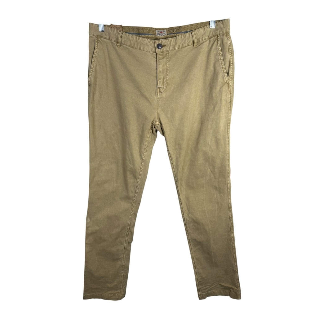 Faherty Men's Khaki Chino‎ Pants Size 36